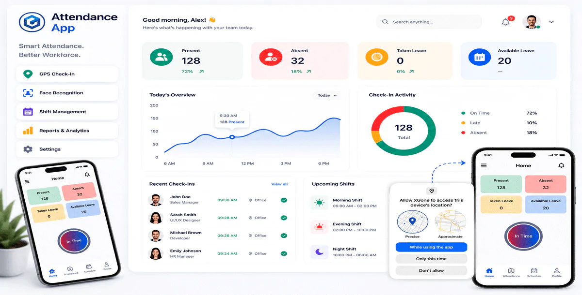 Smart Attendance App for Android & iOS